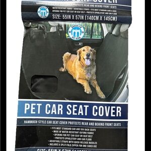 Brooklyn Pet Car Seat Cover, Fits most cars and SUV Back Seats, NIB,